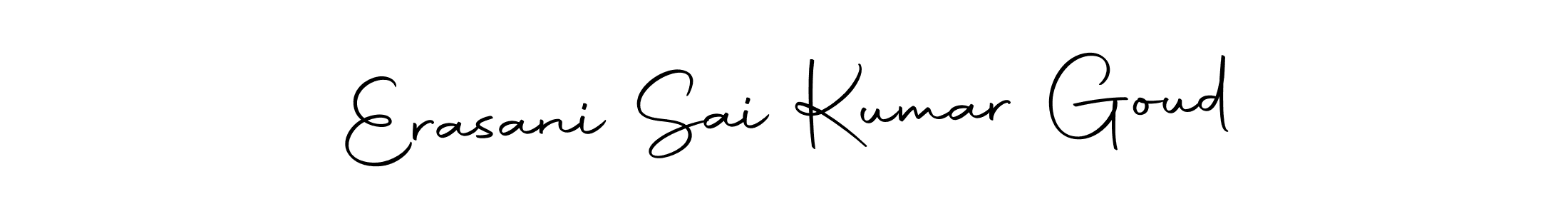 The best way (Autography-DOLnW) to make a short signature is to pick only two or three words in your name. The name Erasani Sai Kumar Goud include a total of six letters. For converting this name. Erasani Sai Kumar Goud signature style 10 images and pictures png