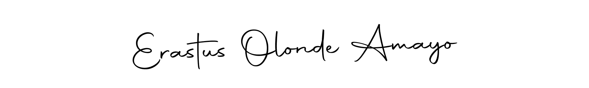 You should practise on your own different ways (Autography-DOLnW) to write your name (Erastus Olonde Amayo) in signature. don't let someone else do it for you. Erastus Olonde Amayo signature style 10 images and pictures png