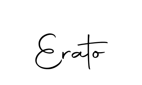 Design your own signature with our free online signature maker. With this signature software, you can create a handwritten (Autography-DOLnW) signature for name Erato. Erato signature style 10 images and pictures png