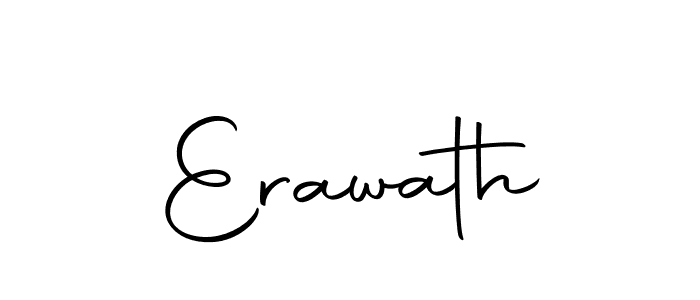 You should practise on your own different ways (Autography-DOLnW) to write your name (Erawath) in signature. don't let someone else do it for you. Erawath signature style 10 images and pictures png