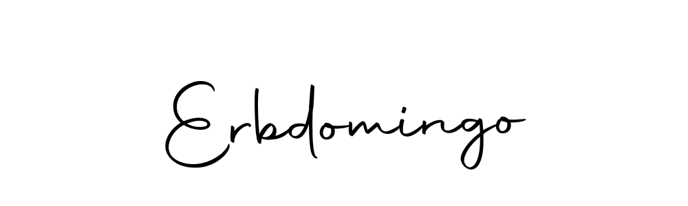 Make a beautiful signature design for name Erbdomingo. With this signature (Autography-DOLnW) style, you can create a handwritten signature for free. Erbdomingo signature style 10 images and pictures png