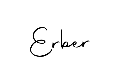 Erber stylish signature style. Best Handwritten Sign (Autography-DOLnW) for my name. Handwritten Signature Collection Ideas for my name Erber. Erber signature style 10 images and pictures png