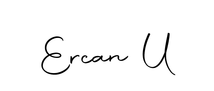 You can use this online signature creator to create a handwritten signature for the name Ercan U. This is the best online autograph maker. Ercan U signature style 10 images and pictures png