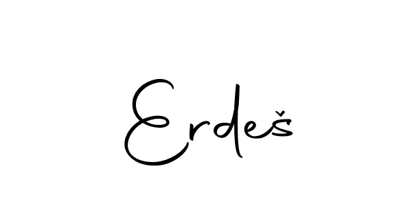 You should practise on your own different ways (Autography-DOLnW) to write your name (Erdeš) in signature. don't let someone else do it for you. Erdeš signature style 10 images and pictures png
