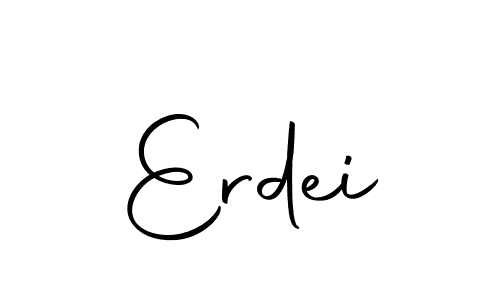 You should practise on your own different ways (Autography-DOLnW) to write your name (Erdei) in signature. don't let someone else do it for you. Erdei signature style 10 images and pictures png