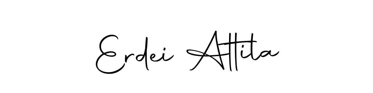 Create a beautiful signature design for name Erdei Attila. With this signature (Autography-DOLnW) fonts, you can make a handwritten signature for free. Erdei Attila signature style 10 images and pictures png