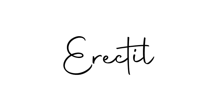 Erectil stylish signature style. Best Handwritten Sign (Autography-DOLnW) for my name. Handwritten Signature Collection Ideas for my name Erectil. Erectil signature style 10 images and pictures png