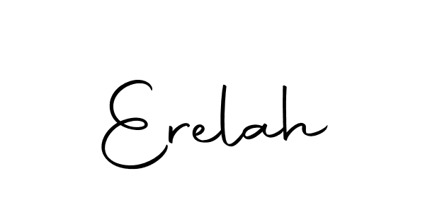 How to make Erelah name signature. Use Autography-DOLnW style for creating short signs online. This is the latest handwritten sign. Erelah signature style 10 images and pictures png