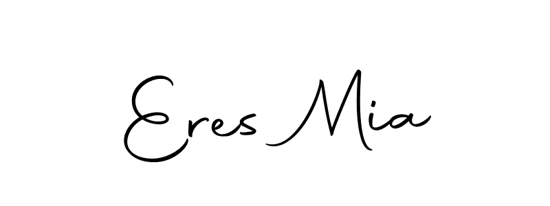 Create a beautiful signature design for name Eres Mia. With this signature (Autography-DOLnW) fonts, you can make a handwritten signature for free. Eres Mia signature style 10 images and pictures png