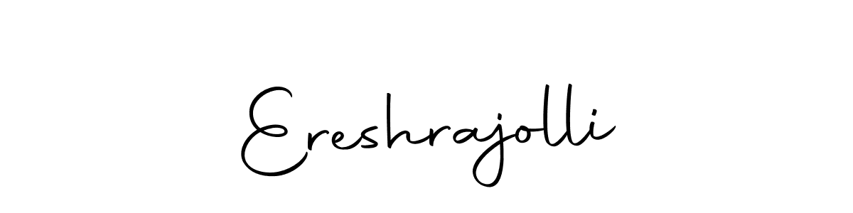 You can use this online signature creator to create a handwritten signature for the name Ereshrajolli. This is the best online autograph maker. Ereshrajolli signature style 10 images and pictures png