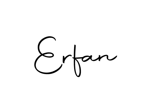 Make a beautiful signature design for name Erfan. With this signature (Autography-DOLnW) style, you can create a handwritten signature for free. Erfan signature style 10 images and pictures png