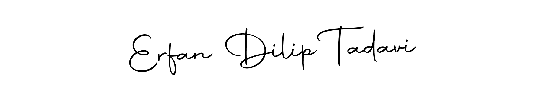 Design your own signature with our free online signature maker. With this signature software, you can create a handwritten (Autography-DOLnW) signature for name Erfan Dilip Tadavi. Erfan Dilip Tadavi signature style 10 images and pictures png