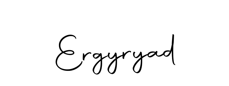 Also we have Ergyryad name is the best signature style. Create professional handwritten signature collection using Autography-DOLnW autograph style. Ergyryad signature style 10 images and pictures png