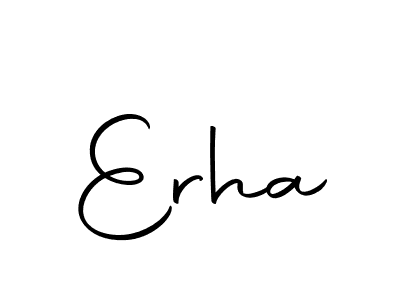 Make a beautiful signature design for name Erha. Use this online signature maker to create a handwritten signature for free. Erha signature style 10 images and pictures png