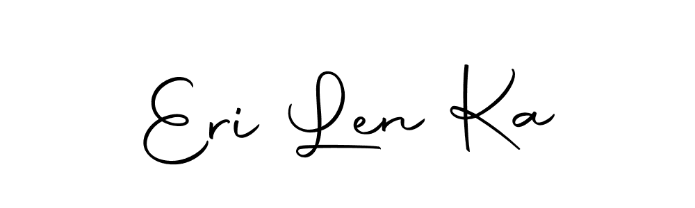 Make a beautiful signature design for name Eri Len Ka. Use this online signature maker to create a handwritten signature for free. Eri Len Ka signature style 10 images and pictures png