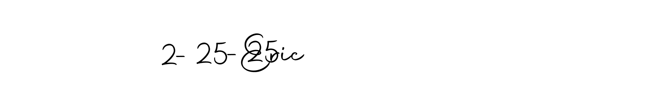 Make a beautiful signature design for name Eric          2-25-25. With this signature (Autography-DOLnW) style, you can create a handwritten signature for free. Eric          2-25-25 signature style 10 images and pictures png