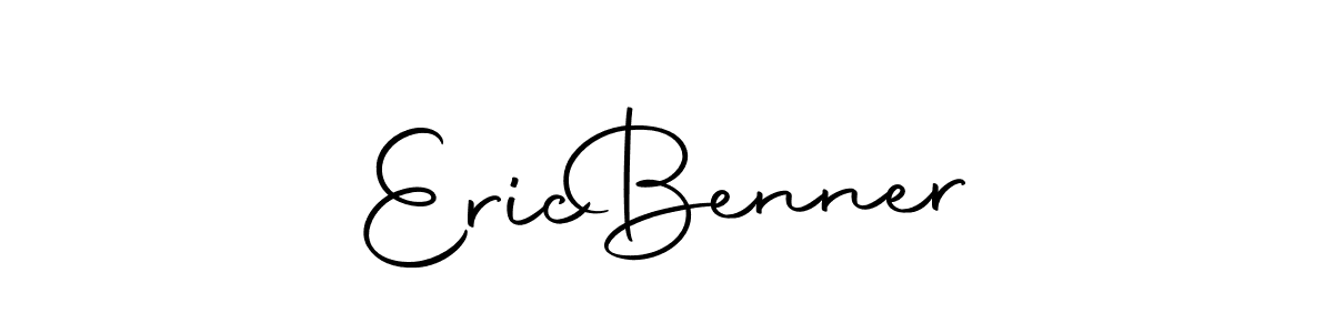 How to make Eric  Benner name signature. Use Autography-DOLnW style for creating short signs online. This is the latest handwritten sign. Eric  Benner signature style 10 images and pictures png