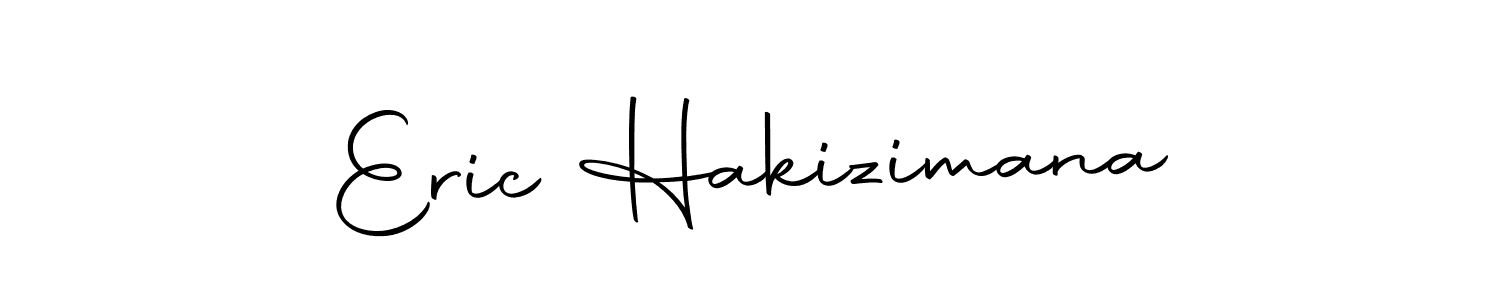 How to make Eric Hakizimana name signature. Use Autography-DOLnW style for creating short signs online. This is the latest handwritten sign. Eric Hakizimana signature style 10 images and pictures png