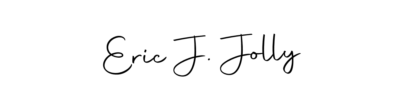 You should practise on your own different ways (Autography-DOLnW) to write your name (Eric J. Jolly) in signature. don't let someone else do it for you. Eric J. Jolly signature style 10 images and pictures png