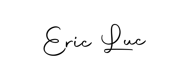 Eric Luc stylish signature style. Best Handwritten Sign (Autography-DOLnW) for my name. Handwritten Signature Collection Ideas for my name Eric Luc. Eric Luc signature style 10 images and pictures png