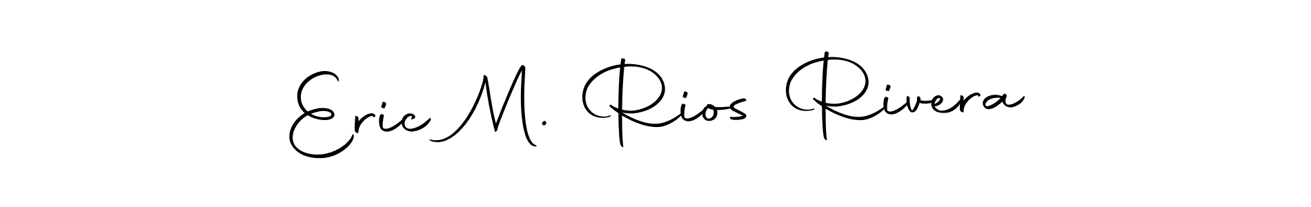 Make a beautiful signature design for name Eric M. Rios Rivera. With this signature (Autography-DOLnW) style, you can create a handwritten signature for free. Eric M. Rios Rivera signature style 10 images and pictures png
