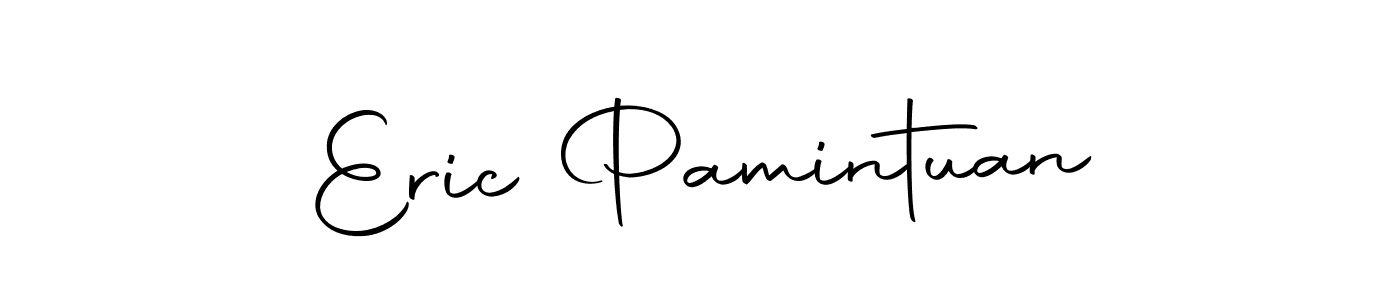 How to make Eric Pamintuan name signature. Use Autography-DOLnW style for creating short signs online. This is the latest handwritten sign. Eric Pamintuan signature style 10 images and pictures png