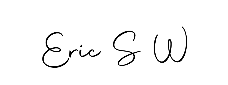 Create a beautiful signature design for name Eric S W. With this signature (Autography-DOLnW) fonts, you can make a handwritten signature for free. Eric S W signature style 10 images and pictures png