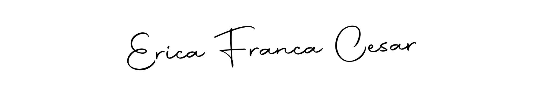 Also we have Erica Franca Cesar name is the best signature style. Create professional handwritten signature collection using Autography-DOLnW autograph style. Erica Franca Cesar signature style 10 images and pictures png