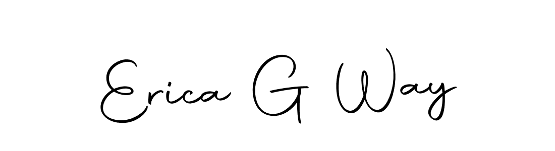 Use a signature maker to create a handwritten signature online. With this signature software, you can design (Autography-DOLnW) your own signature for name Erica G Way. Erica G Way signature style 10 images and pictures png