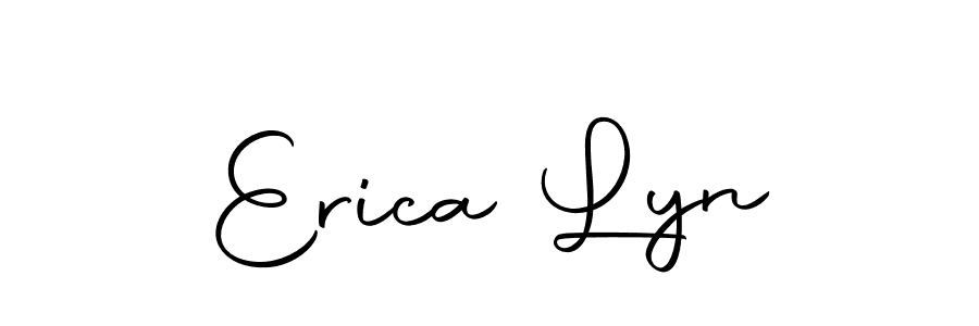 Erica Lyn stylish signature style. Best Handwritten Sign (Autography-DOLnW) for my name. Handwritten Signature Collection Ideas for my name Erica Lyn. Erica Lyn signature style 10 images and pictures png