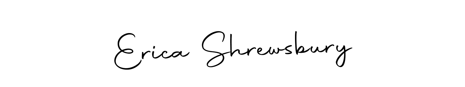 Make a short Erica Shrewsbury signature style. Manage your documents anywhere anytime using Autography-DOLnW. Create and add eSignatures, submit forms, share and send files easily. Erica Shrewsbury signature style 10 images and pictures png