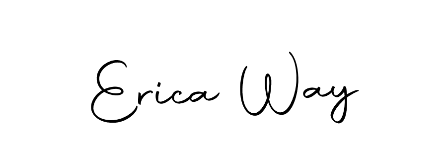 This is the best signature style for the Erica Way name. Also you like these signature font (Autography-DOLnW). Mix name signature. Erica Way signature style 10 images and pictures png