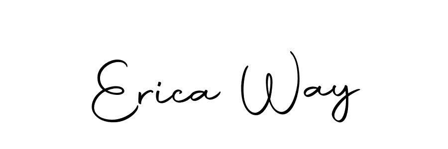 if you are searching for the best signature style for your name Erica Way. so please give up your signature search. here we have designed multiple signature styles  using Autography-DOLnW. Erica Way signature style 10 images and pictures png