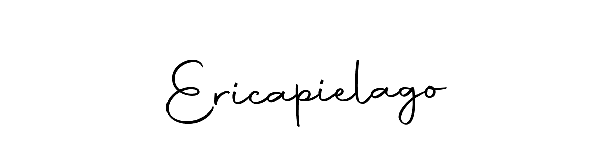 The best way (Autography-DOLnW) to make a short signature is to pick only two or three words in your name. The name Ericapielago include a total of six letters. For converting this name. Ericapielago signature style 10 images and pictures png