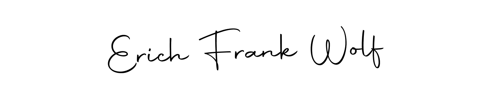 Make a short Erich Frank Wolf signature style. Manage your documents anywhere anytime using Autography-DOLnW. Create and add eSignatures, submit forms, share and send files easily. Erich Frank Wolf signature style 10 images and pictures png