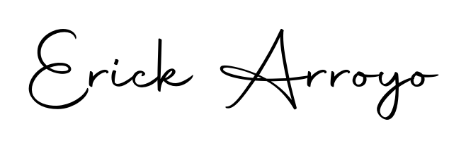 Practice writing Erick Arroyo with the flow of Autography-DOLnW lettering. A fantastic source of inspiration for developing your personal signature style. Erick Arroyo signature style 10 images and pictures png