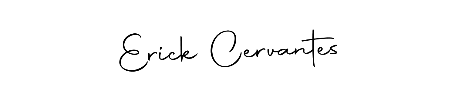 Make a short Erick Cervantes signature style. Manage your documents anywhere anytime using Autography-DOLnW. Create and add eSignatures, submit forms, share and send files easily. Erick Cervantes signature style 10 images and pictures png