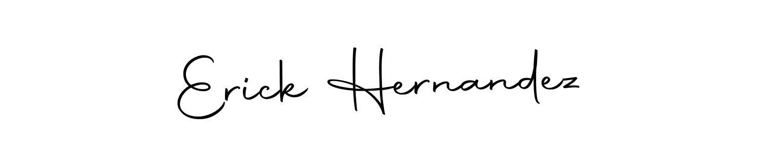 Make a beautiful signature design for name Erick Hernandez. With this signature (Autography-DOLnW) style, you can create a handwritten signature for free. Erick Hernandez signature style 10 images and pictures png