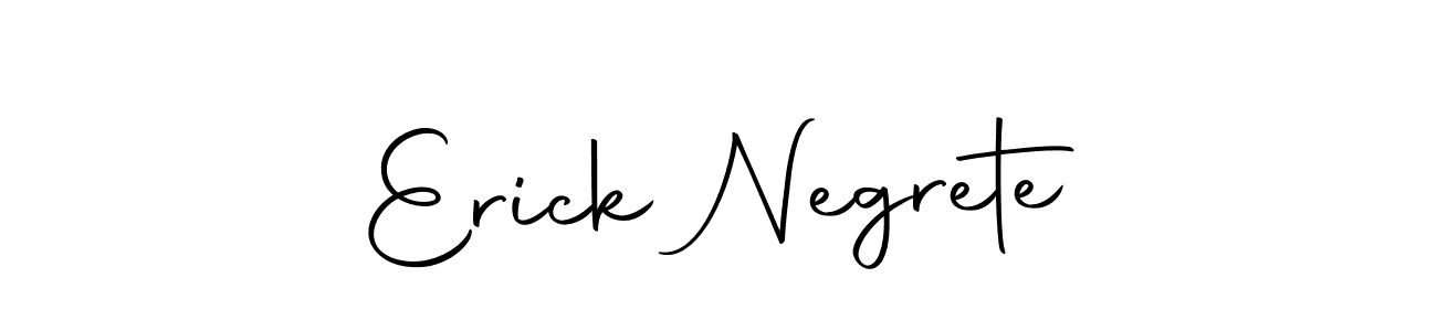 Make a beautiful signature design for name Erick Negrete. With this signature (Autography-DOLnW) style, you can create a handwritten signature for free. Erick Negrete signature style 10 images and pictures png