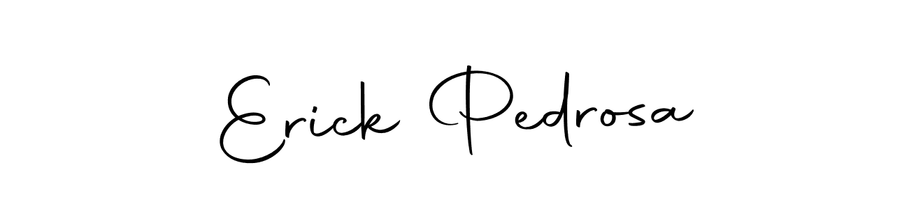 Create a beautiful signature design for name Erick Pedrosa. With this signature (Autography-DOLnW) fonts, you can make a handwritten signature for free. Erick Pedrosa signature style 10 images and pictures png