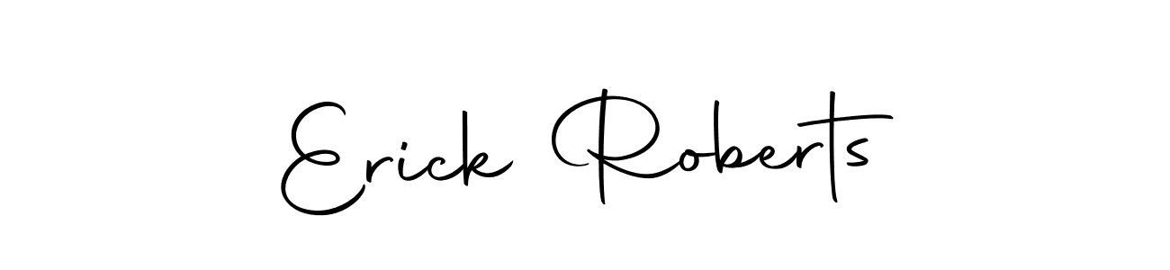 Design your own signature with our free online signature maker. With this signature software, you can create a handwritten (Autography-DOLnW) signature for name Erick Roberts. Erick Roberts signature style 10 images and pictures png