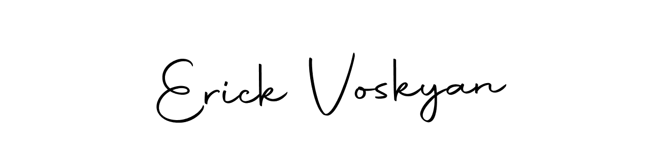 You can use this online signature creator to create a handwritten signature for the name Erick Voskyan. This is the best online autograph maker. Erick Voskyan signature style 10 images and pictures png