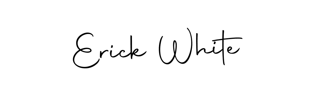 How to make Erick White signature? Autography-DOLnW is a professional autograph style. Create handwritten signature for Erick White name. Erick White signature style 10 images and pictures png