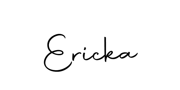 Create a beautiful signature design for name Ericka. With this signature (Autography-DOLnW) fonts, you can make a handwritten signature for free. Ericka signature style 10 images and pictures png