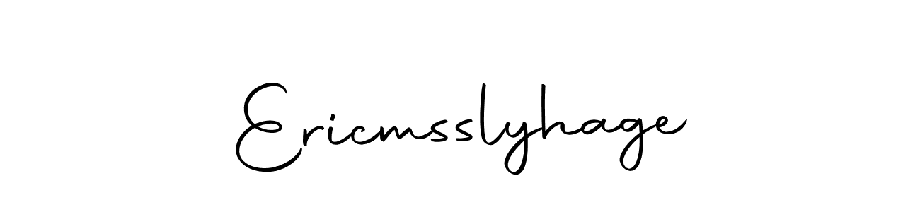 Create a beautiful signature design for name Ericmsslyhage. With this signature (Autography-DOLnW) fonts, you can make a handwritten signature for free. Ericmsslyhage signature style 10 images and pictures png