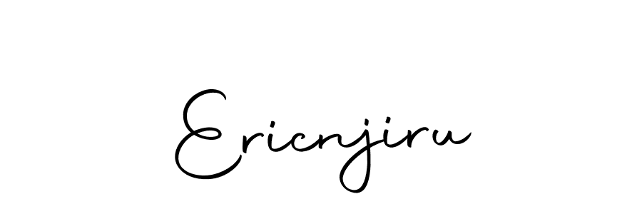 The best way (Autography-DOLnW) to make a short signature is to pick only two or three words in your name. The name Ericnjiru include a total of six letters. For converting this name. Ericnjiru signature style 10 images and pictures png