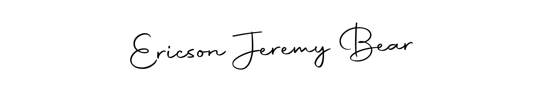 Design your own signature with our free online signature maker. With this signature software, you can create a handwritten (Autography-DOLnW) signature for name Ericson Jeremy Bear. Ericson Jeremy Bear signature style 10 images and pictures png