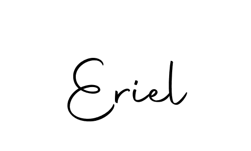 Make a beautiful signature design for name Eriel. Use this online signature maker to create a handwritten signature for free. Eriel signature style 10 images and pictures png