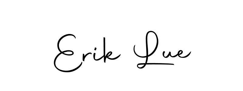 Use a signature maker to create a handwritten signature online. With this signature software, you can design (Autography-DOLnW) your own signature for name Erik Lue. Erik Lue signature style 10 images and pictures png