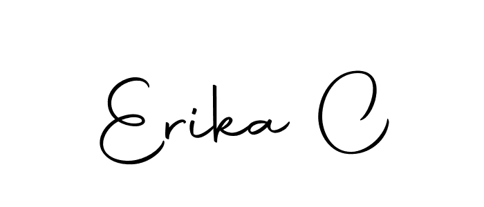 Make a beautiful signature design for name Erika C. With this signature (Autography-DOLnW) style, you can create a handwritten signature for free. Erika C signature style 10 images and pictures png